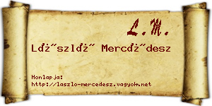 László Mercédesz névjegykártya