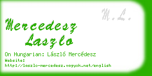 mercedesz laszlo business card