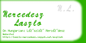 mercedesz laszlo business card